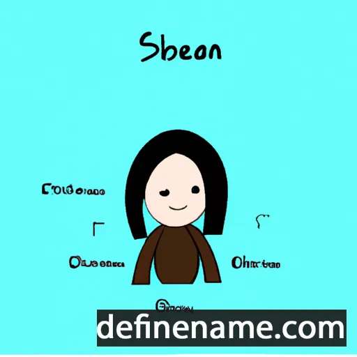 cartoon of the name Seobhan