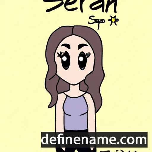 Serah cartoon