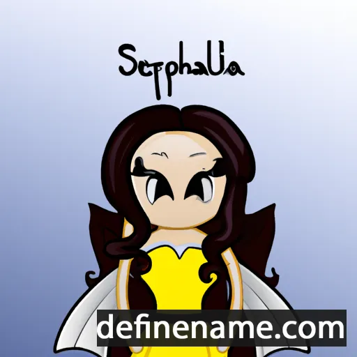 cartoon of the name Seraphiella