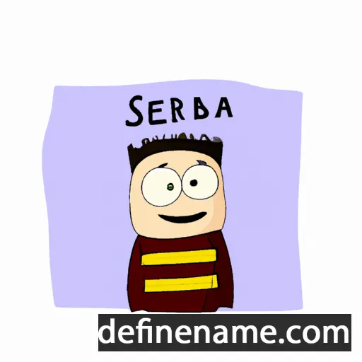 Serbaz cartoon