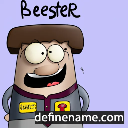 cartoon of the name Serbest