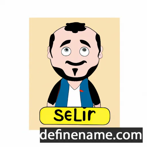 cartoon of the name Serçil