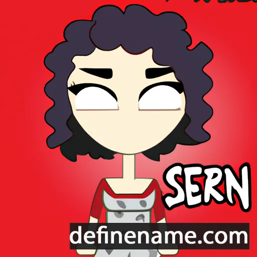 Sereen cartoon