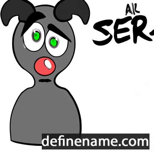 cartoon of the name Serel