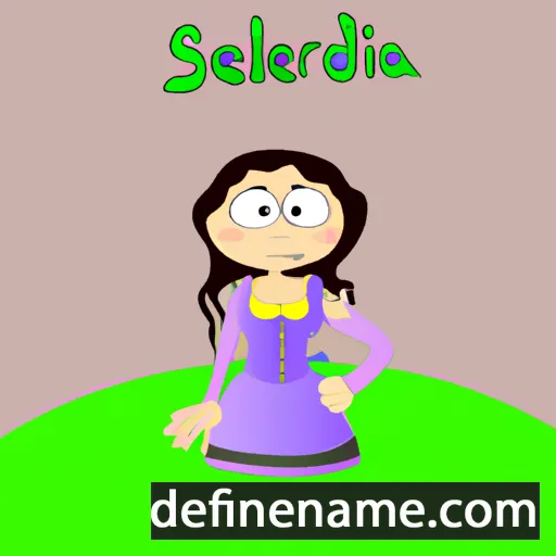 cartoon of the name Serelda