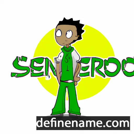 cartoon of the name Sereno