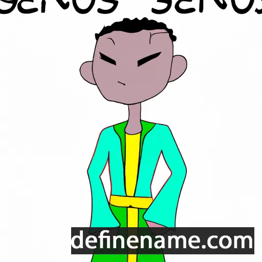 cartoon of the name Serenus