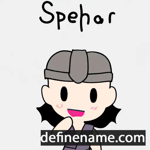 cartoon of the name Sereysophear