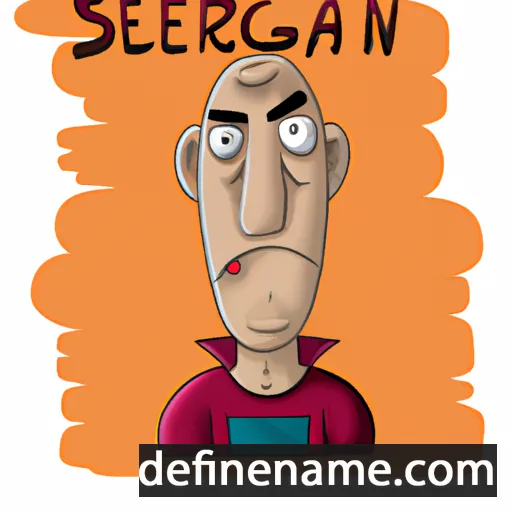 Sergelen cartoon