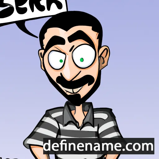 cartoon of the name Serj