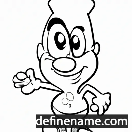 cartoon of the name Sermet