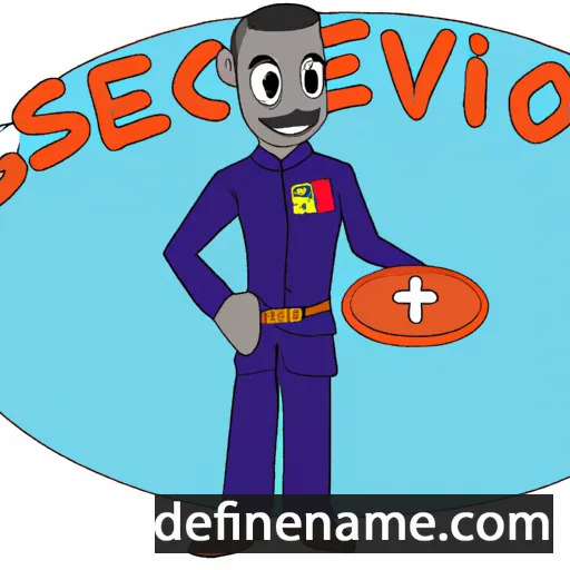 cartoon of the name Servacio