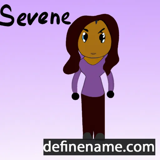 cartoon of the name Servane