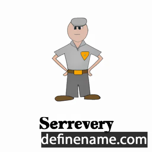 cartoon of the name Servatiy