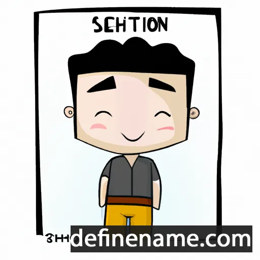 cartoon of the name Sethon