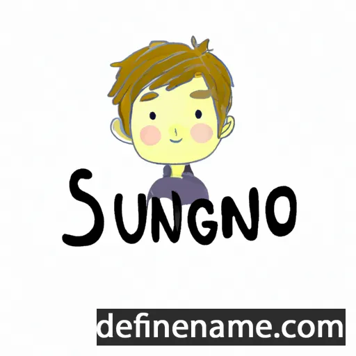 cartoon of the name Seung-ho