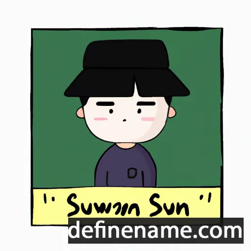 cartoon of the name Seung-hwan