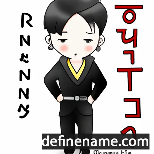 cartoon of the name Seung-ri