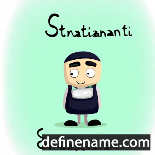 cartoon of the name Sevastiani