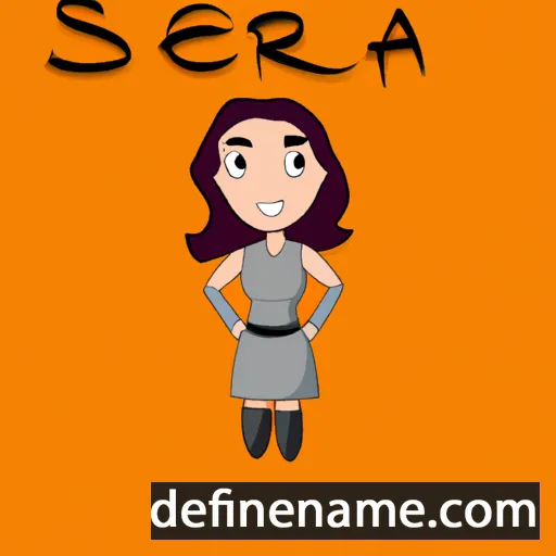 cartoon of the name Severa