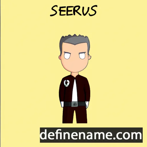 cartoon of the name Severas