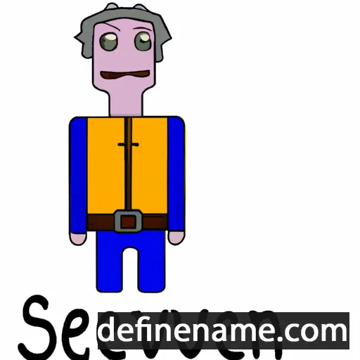 cartoon of the name Severien