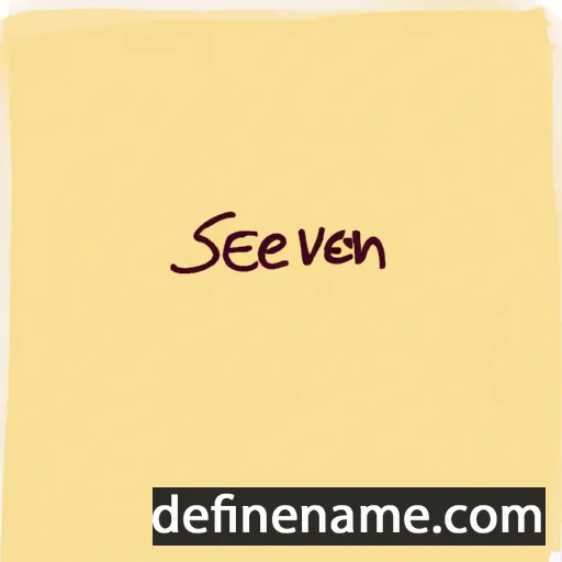 cartoon of the name Severine