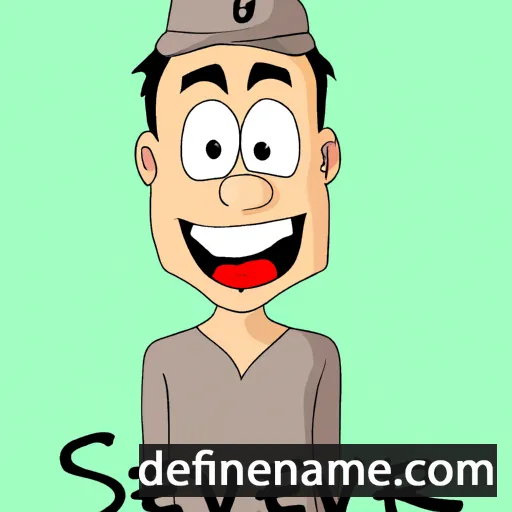 cartoon of the name Severt