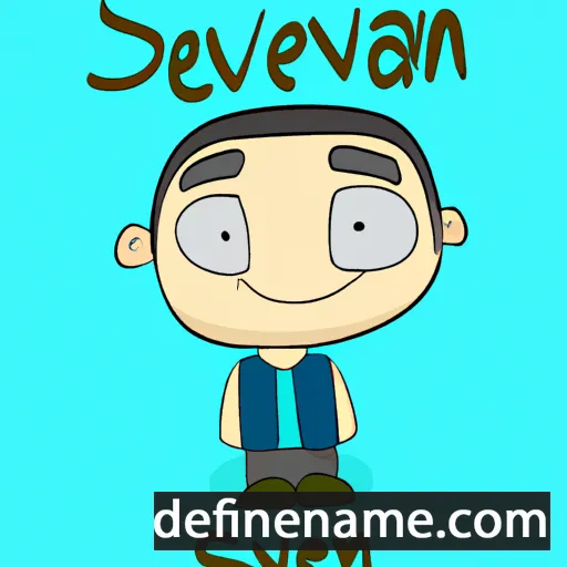 cartoon of the name Severyan