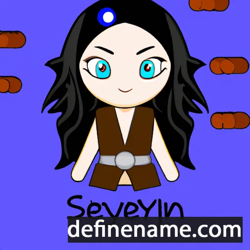 cartoon of the name Seviaryn