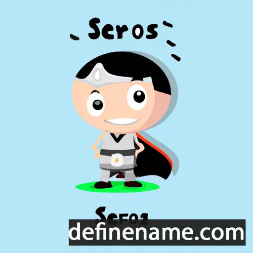 cartoon of the name Seviros