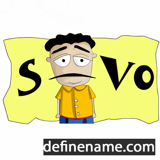 cartoon of the name Sevo