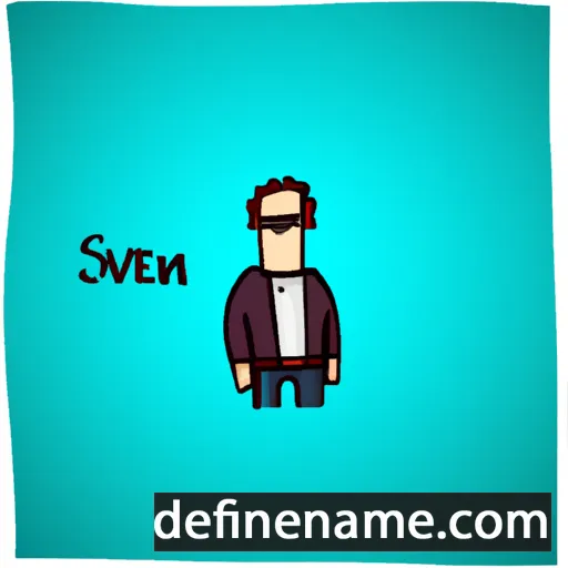 cartoon of the name Sevon