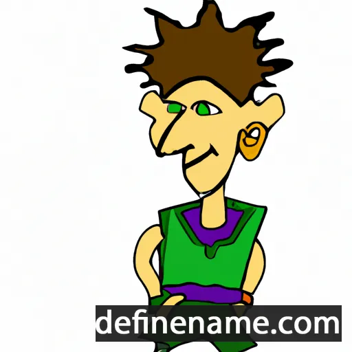 cartoon of the name Sezai