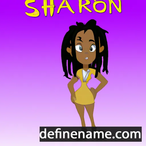 cartoon of the name Sha'carri