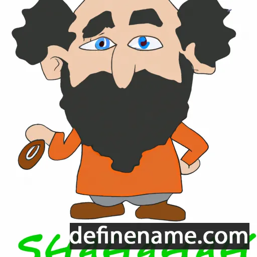 cartoon of the name Shacharit