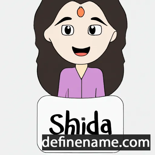 cartoon of the name Shadia