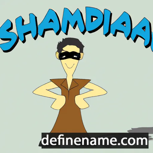 cartoon of the name Shadman