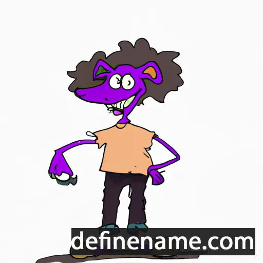 cartoon of the name Shadoe