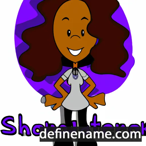 cartoon of the name Shadonte