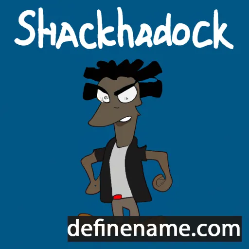 Shadreck cartoon