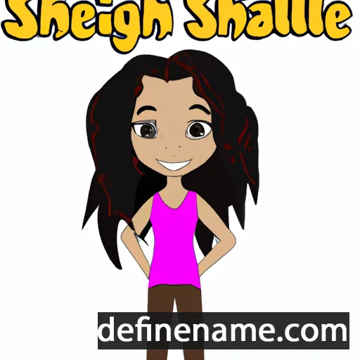 cartoon of the name Shaeleigh