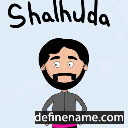 cartoon of the name Shahidullah