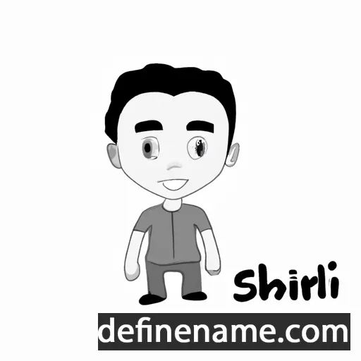 cartoon of the name Shahril