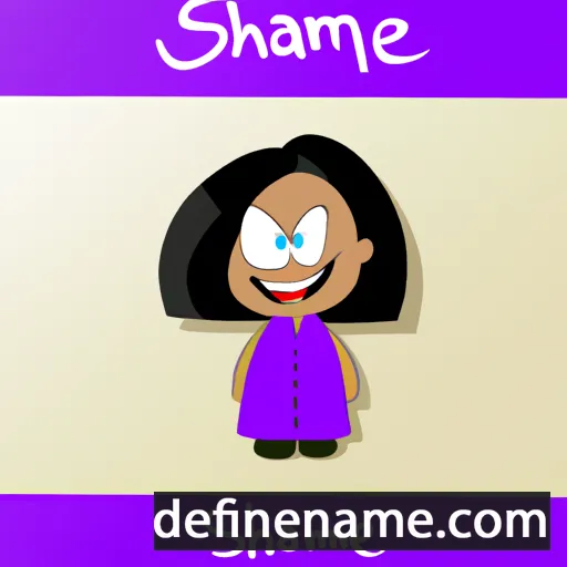 cartoon of the name Shaimere