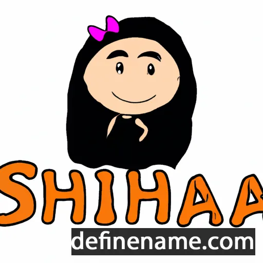 cartoon of the name Shajia