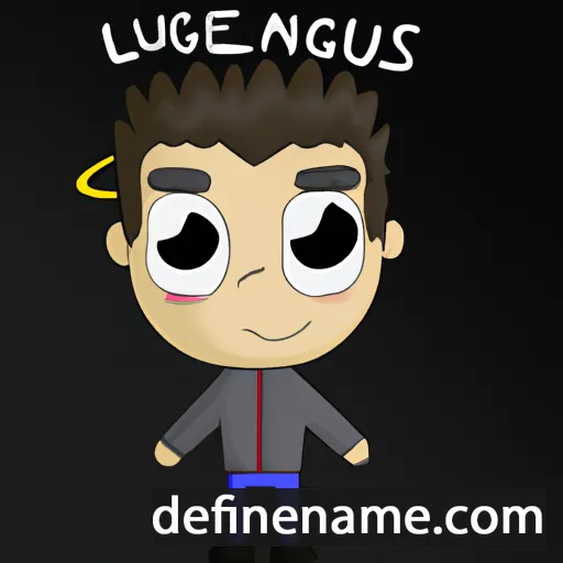 Luis Ángel cartoon