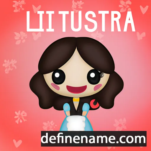 cartoon of the name Luisita