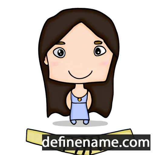 cartoon of the name Lyana