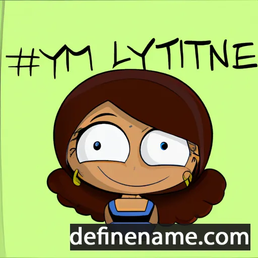 cartoon of the name Lynette